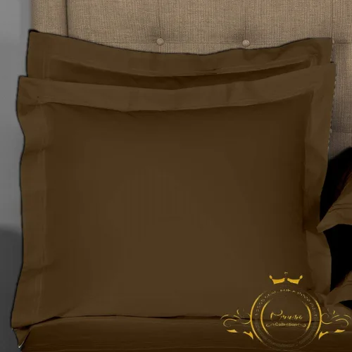 Vista 14 de Crown Collection Juego de 2 fundas de almohada estándar de 20 x 26 pulgadas, hipoalergénicas de 600 hilos, 100% algodón egipcio, fundas de almohada