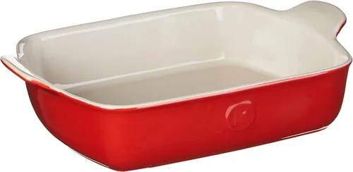 Vista 7 de Emile Henry Panadero rectangular mediano de 11" x 8" - Colección Modern Classics Evergreen