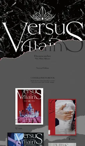 Vista 2 de Atrapasueños Villanos 9º mini álbum de fotolibro+postal+tarjeta fotográfica+seguimiento sellado DC DREAM CATCHER conjunto completo E+S+R+U+C