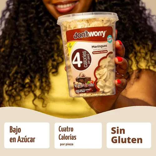 Vista 3 de Don't Worry Galletas de merengue, chocolate con avellana, galletas y crema