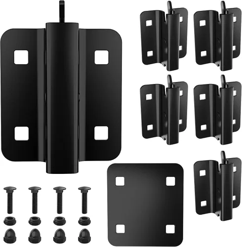 Vista 9 de woiron 6 piezas de conector E-Track, conector de accesorio E-Track de acero para remolques, conector de sujeción de carga de acero para remolques