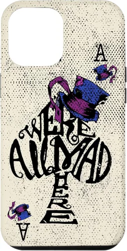 Vista 26 de iPhone 16 We're All Mad Here - Funda de Alicia en el País de las Maravillas