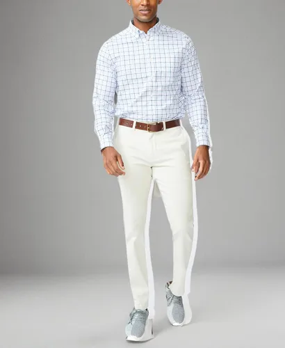 Vista 5 de Nautica Pantalón Chino de Corte Clásico con Frente Plano Elástico Sólido Deck para Hombre