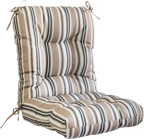 Vista 21 de EAGLE PEAK Cojín Acolchado para Silla de Exterior/Interior para Asiento/Respaldo, Juego de 1, 42'' x 21'', Azul Claro