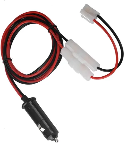 Vista 6 de Encendedor de cigarrillos de coche, cable de alimentación en forma de T, encendedor de cigarrillos, doble, cable resistente a altas temperaturas