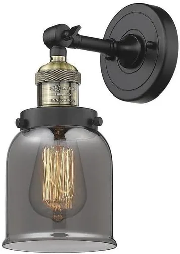 Vista 15 de Innovations 203-BB-G54 1 Aplique de luz, pantalla de campana pequeña, latón cepillado