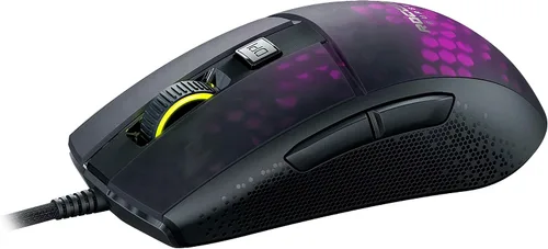 Vista 8 de ROCCAT Burst Pro - Mouse para juegos de PC interruptores ópticos mouse ergonómico súper ligero con cable iluminación RGB rueda de desplazamiento