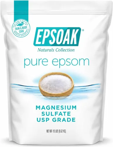 Vista 13 de Sales de Epsom para baño, spa, ducha y pies de Epsoak, Blanco