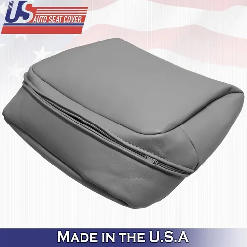 Vista 5 de U.S.AutoSeatCover 1999 para Ford F250 F350 Lariat - Fundas de asiento de cuero para asiento superior e inferior, color gris