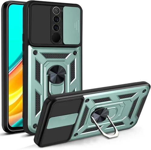Vista 40 de Compatible con Tecno Pova Neo 2 Bracket Shell, con cubierta deslizante para lente de cámara compatible con Tecno Pova Neo 2 LG6n Case Negro