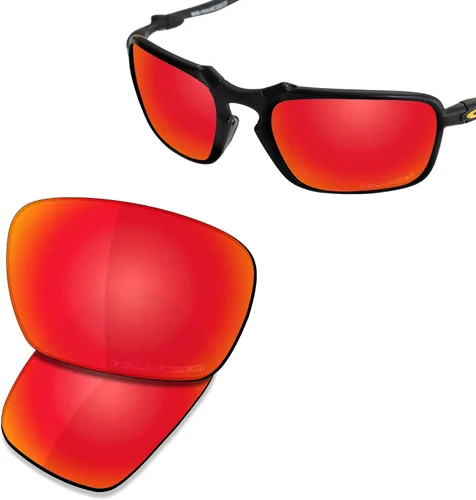 Vista 2 de SAUCER Lentes de repuesto prémium para Oakley Badman OO6020 Badman Low Bridge Fit OO6035 Gafas de sol