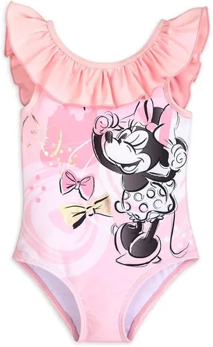 Vista 4 de Disney Minnie Mouse Deluxe - Traje de baño de tres piezas para niñas