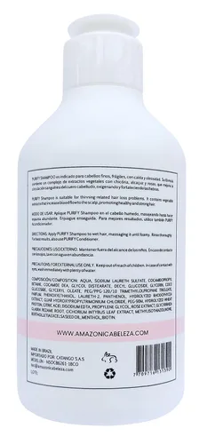 Vista 5 de Champú purificador, anti-pérdida de cabello y control del cabello graso, revitaliza el adelgazamiento del cabello y mejora el volumen, la fuerza