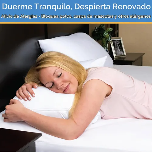Vista 4 de Protector de colchón para sofá cama tamaño individual, 39 pulgadas de ancho x 72 pulgadas de largo x 5 pulgadas de profundidad, funda impermeable