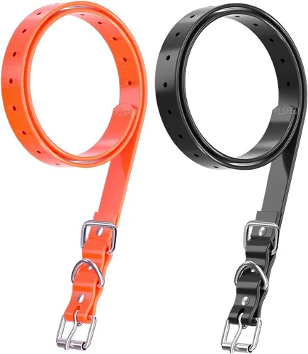 Vista 19 de Correa de collar para perros ETPET para la mayoría de receptores de collar de entrenamiento electrónico: Correa de TPU para mascotas, ajustable