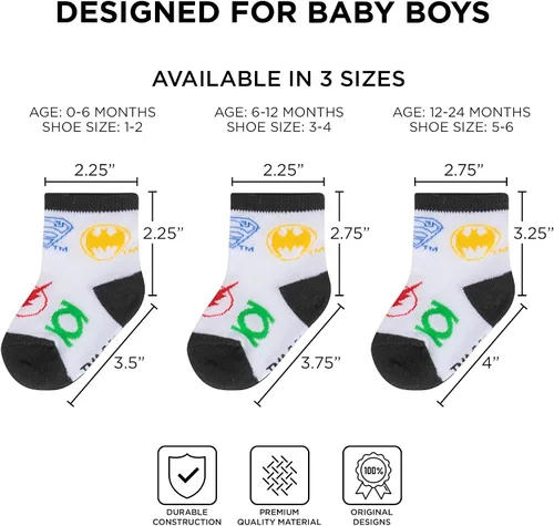 Vista 5 de ABG Accessories Bebé Niñas y Niños, Paquete de 10 Calcetines Infantiles 0-24 Meses