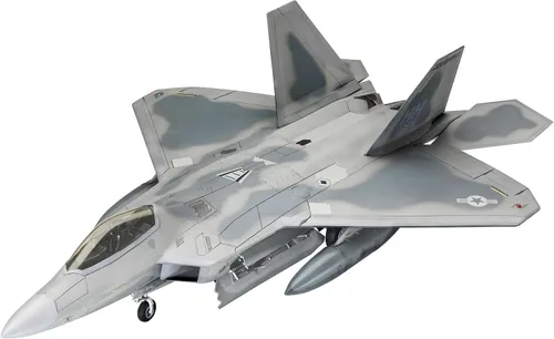 Vista 3 de Revell 03858 Lockheed Martin F-22A Raptor Modelo Kit Escala 1:72