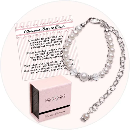 Vista 2 de Cherished Moments Baby to Bride Bracelet, .925 Sterling Silver Plateado