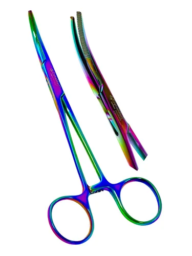 Vista 2 de ArTLaB -1 cada extractor de pelo de orejas y nariz para perro, para aseo y eliminación de garrapatas, pinzas de bloqueo de hemostato, 5.5 pulgadas