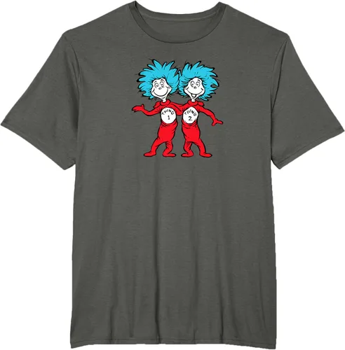 Vista 7 de Dr. Seuss Thing 1 Thing 2 Buddies - Camiseta Negro