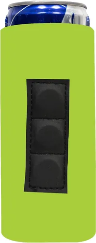 Vista 31 de QualityPerfection Funda magnética delgada para enfriar latas, cerveza/energía, 3 imanes vs 2 imanes, industria estándar, 12 onzas, tamaño delgado