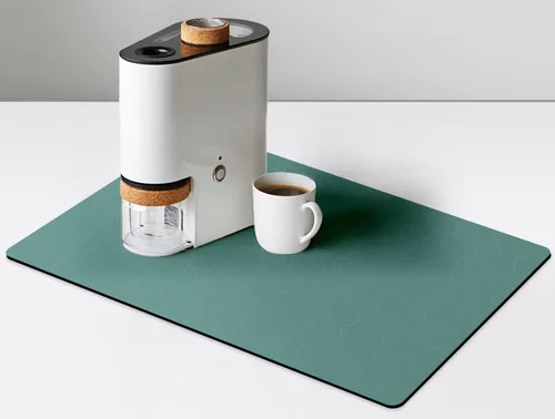 Vista 26 de Alfombrilla Divertida para Cafetera - Bandeja Espresso para Barra de Café Bajo Alfombrilla para Cafetera, Alfombrilla para Cafetera para Encimera