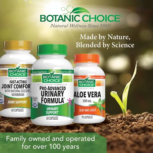 Vista 5 de Botanic Choice Mezcla de fórmula urinaria Pro-Advanced para apoyo a la salud del tracto urinario - Magnesio Arándano Uva Ursi Damiana - 60 Cápsulas
