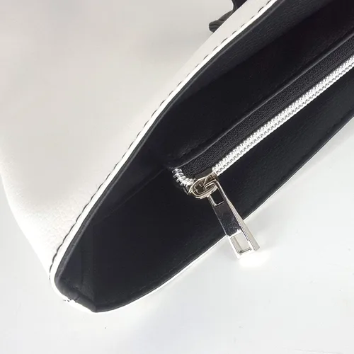 Vista 6 de FunnyStar Gafas Pop-Art patrón de moda para mujer, bolsos de hombro de cuero, Blanco-estilo28, Mochilas de viaje