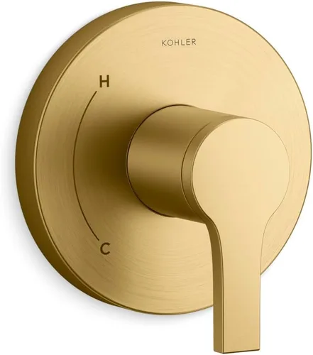 Vista 6 de KOHLER TS35320-4-BN, Elate Rite-Temp Valve Trim, Vibrant Brushed Nickel, Elegant Bathroom Valve, Rust-Resistant Níquel cepillado