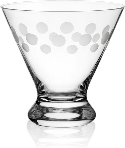 Vista 5 de Mikasa Cheers - Juego de 4 vasos de Martini sin tallo de cristal sin plomo