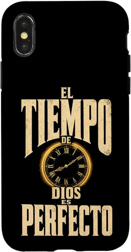 Vista 5 de Fe Cristiana El Tiempo De Dios ES Perfecto Vintage Clock Case for iPhone Air