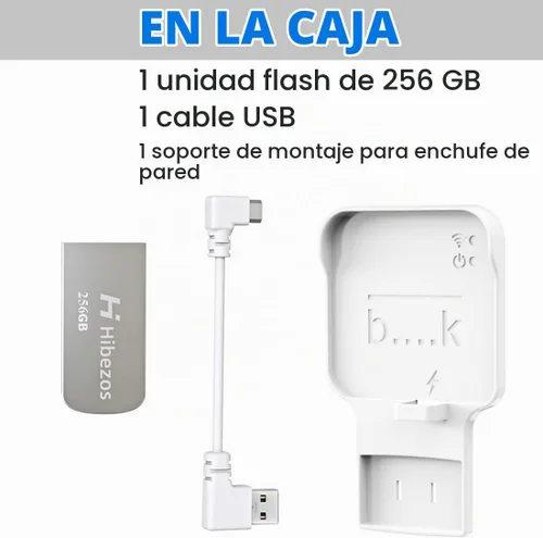 Vista 7 de Unidad flash USB de 256 GB y soporte de salida para Blink Sync Module 2