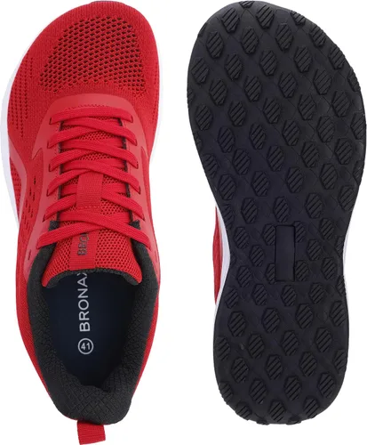 Vista 3 de BRONAX Tenis de correr anchos y acolchados para hombre, puntera ancha, suela de goma