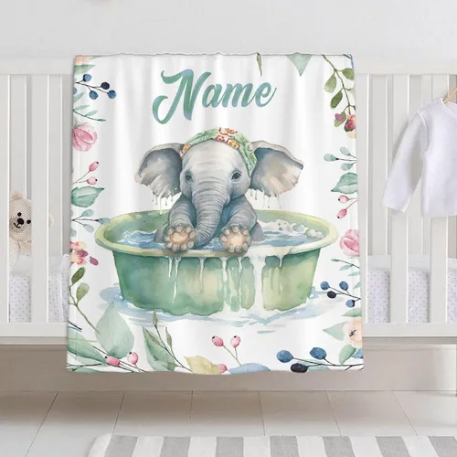 Vista 16 de Manta de bebé personalizada para niñas y niños, manta de bebé personalizada con nombre para niños pequeños, niños, ducha, recién nacidos, guardería