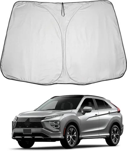 Vista 32 de LUWU Parasol para parabrisas para Dodge RAM 1500 y 2500 2009-2018 - Parasol para ventana delantera con bloqueo de rayos UV