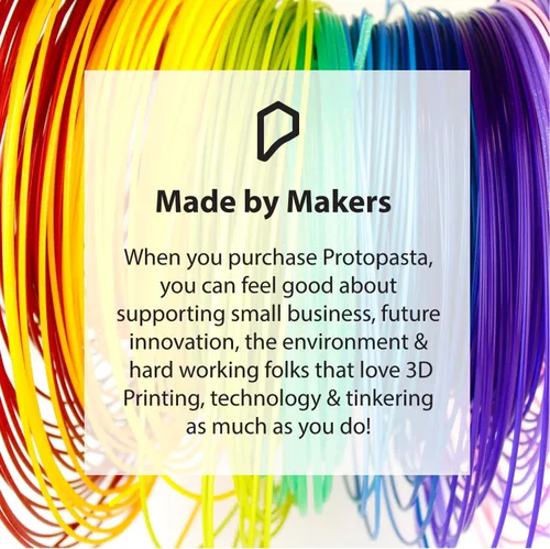 Vista 7 de Protopasta Filamento para Impresora 3D Filamento PLA 1.75mm Oro Polvo de Brillo HT PLA Carrete de 500g