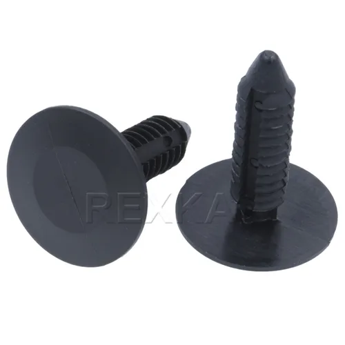 Vista 8 de Rexka 100 unids M6.3 Splash Shield Cubierta de la rueda Cubierta de parachoques Retenedor Clip Pin Remache para Jeep Dodge Ram Chrysler 6501916 GM