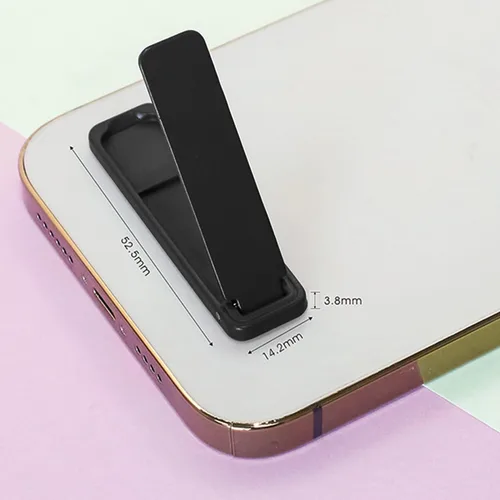 Vista 2 de TENOC Soporte Kickstand Universal para Teléfono Portátil Adhesivo Soporte Vertical y Horizontal Ajustable Sujetador para Funda de Teléfono Celular
