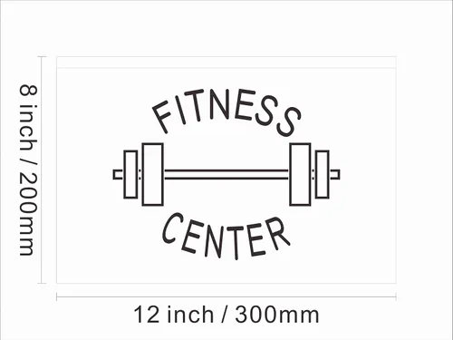 Vista 3 de 160034 - Letrero de neón con luz LED para gimnasio, sala de gimnasio, sala de gimnasio (12 x 8 pulgadas, 16 colores por control remoto)