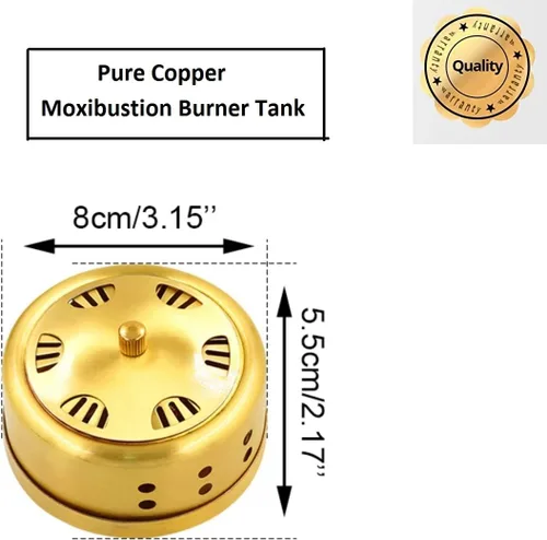 Vista 2 de Tanque de caja de quemador de cobre Moxibustion