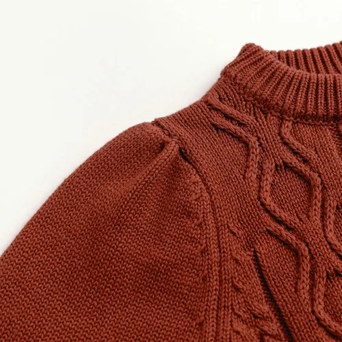 Vista 4 de Simplee kids Cárdigan de otoño e invierno para bebés y niñas pequeñas
