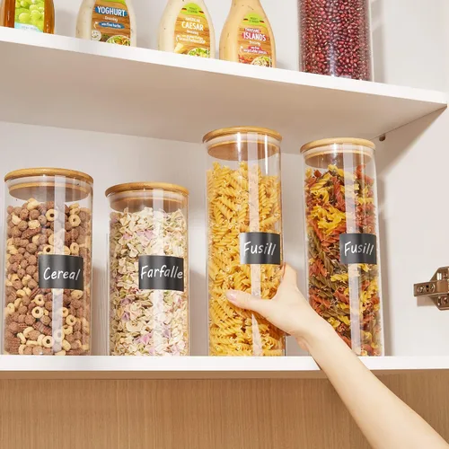 Vista 4 de Vtopmart Tarros de almacenamiento de alimentos de vidrio de 70 onzas
