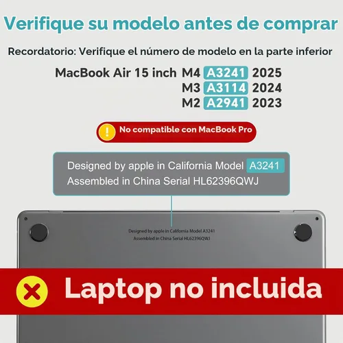 Vista 2 de Marco magnético para pantalla táctil para MacBook Air de 15 pulgadas, panel táctil infrarrojo de alta precisión, compatible con múltiples gestos