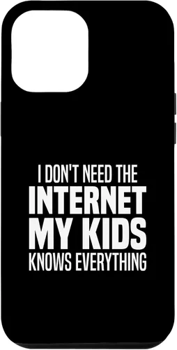 Vista 26 de I Don't Need The Internet My Kids Knows Everything - Parents Case for iPhone 17