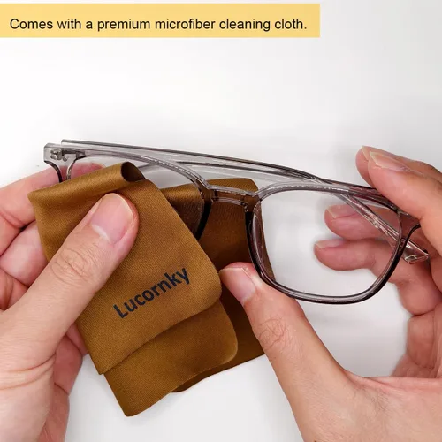 Vista 3 de Paquete de 6 bolsas para lentes de sol, suaves, delgadas, para gafas, funda negra para gafas