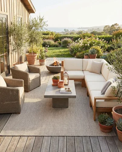 Vista 24 de Rugs.com Outdoor Solid Collection - Alfombra de pelo plano beige de 2 x 3 pulgadas, perfecta para entradas, cocinas, rincones de desayuno, piezas