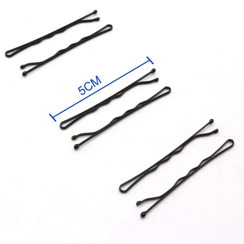 Vista 9 de Dofash 5Cm/2In Bobby Pins Black Metal Hair Grips para la decoración del cabello 60pcs (negro)