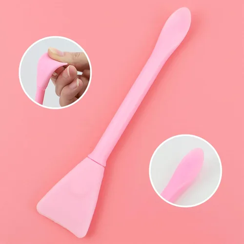 Vista 6 de 10 pinceles de silicona para mascarillas faciales, espátula de maquillaje, aplicador de máscara facial, espátula para el cuidado de la piel, loción