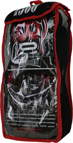 Vista 5 de Guantes de boxeo Muay Thai Training Genuine Cow Hide Leather Sparring Guantes de boxeo Kickboxing Guantes de lucha
