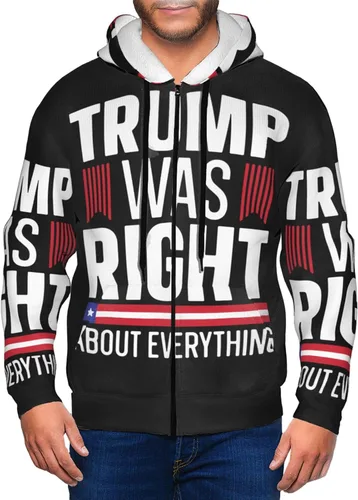 Vista 5 de KADEUX Trump Was Right About Everything - Sudadera con capucha para hombre y mujer